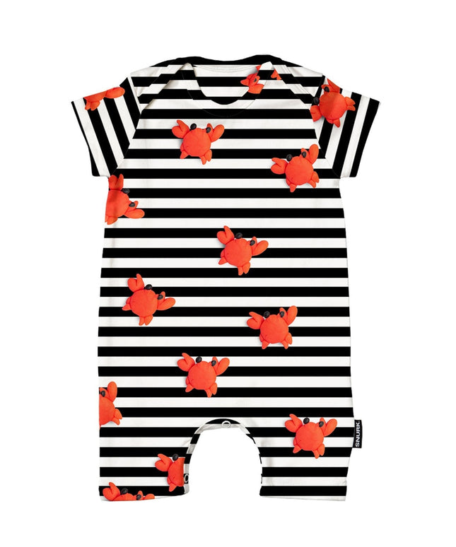 SNURK Clay Crab Playsuit Babies