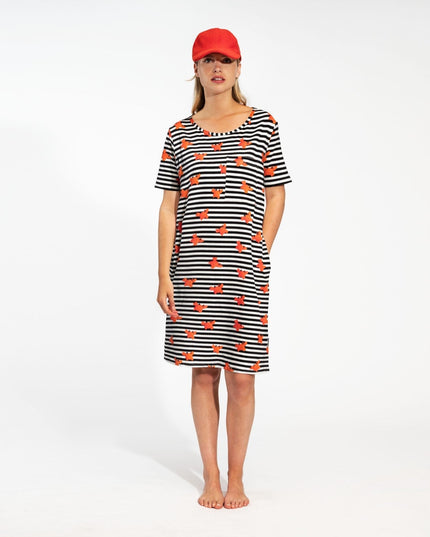 SNURK Clay Crab T-shirt Dress Women
