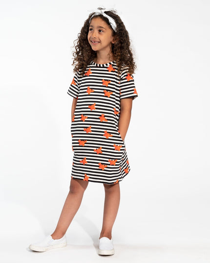 SNURK Clay Crab T-shirt Dress Kids