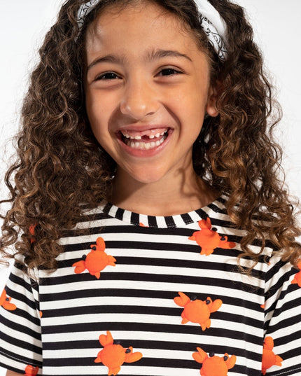 SNURK Clay Crab T-shirt Dress Kids