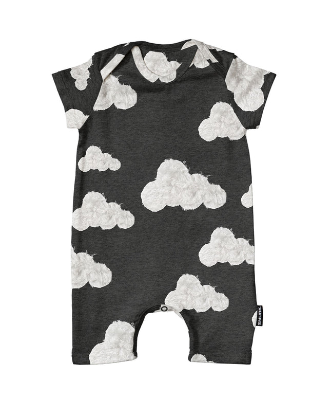 SNURK Cloud 9 Grey Black Playsuit