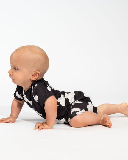 SNURK Cloud 9 Grey Black Playsuit