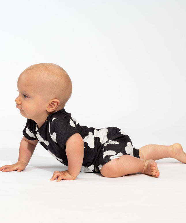 SNURK Cloud 9 Grey Black Playsuit
