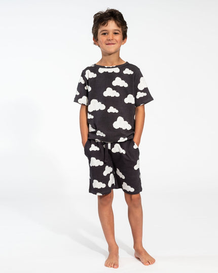 SNURK Cloud 9 Grey Black Shorts Kids