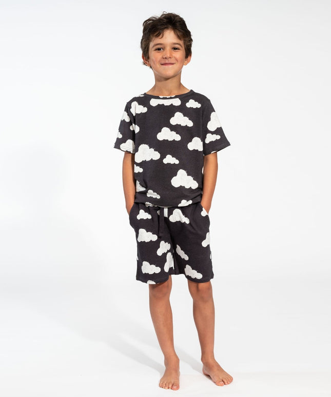 SNURK Cloud 9 Grey Black Shorts Kids