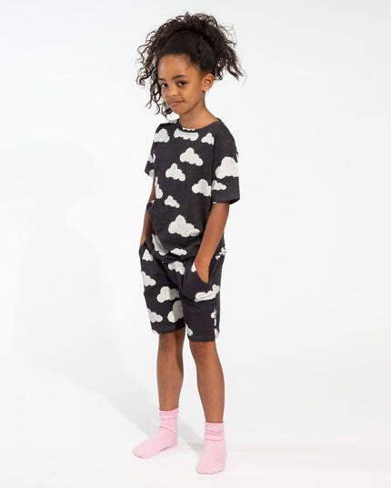 SNURK Cloud 9 Grey Black Shorts Kids