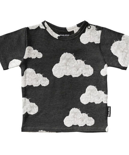 SNURK Cloud 9 Grey Black T-shirt Baby