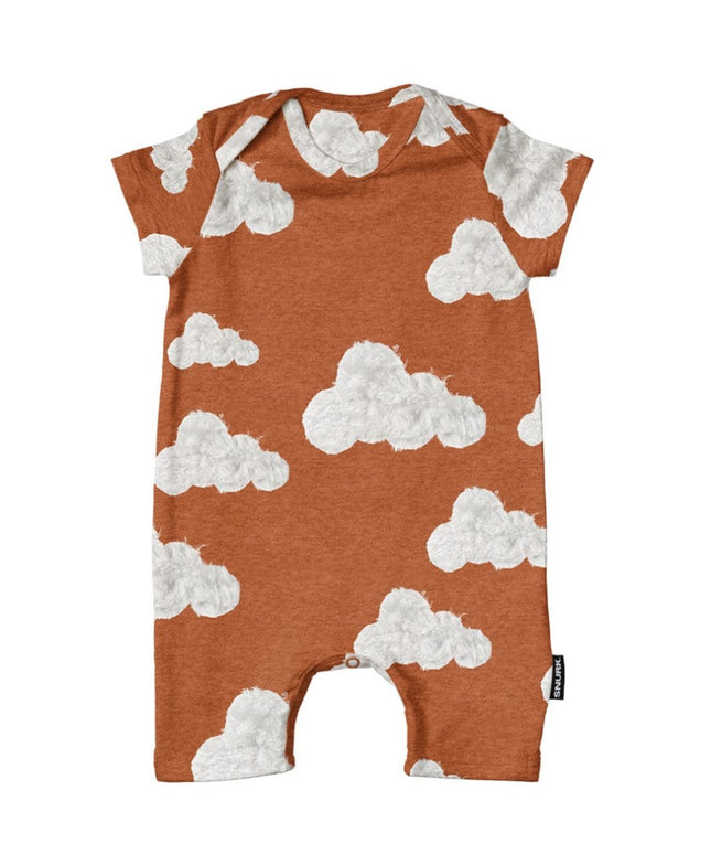 SNURK Cloud 9 Rusty Brown Playsuit Babies