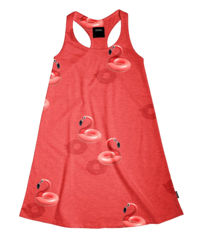 SNURK Floating Flamingo Tank Dress Kids