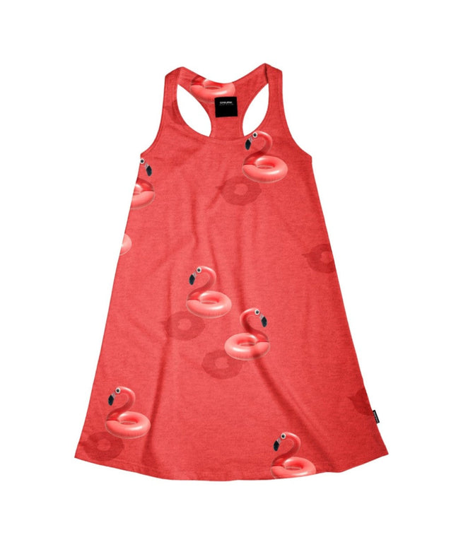 SNURK Floating Flamingo Tank Dress Kids