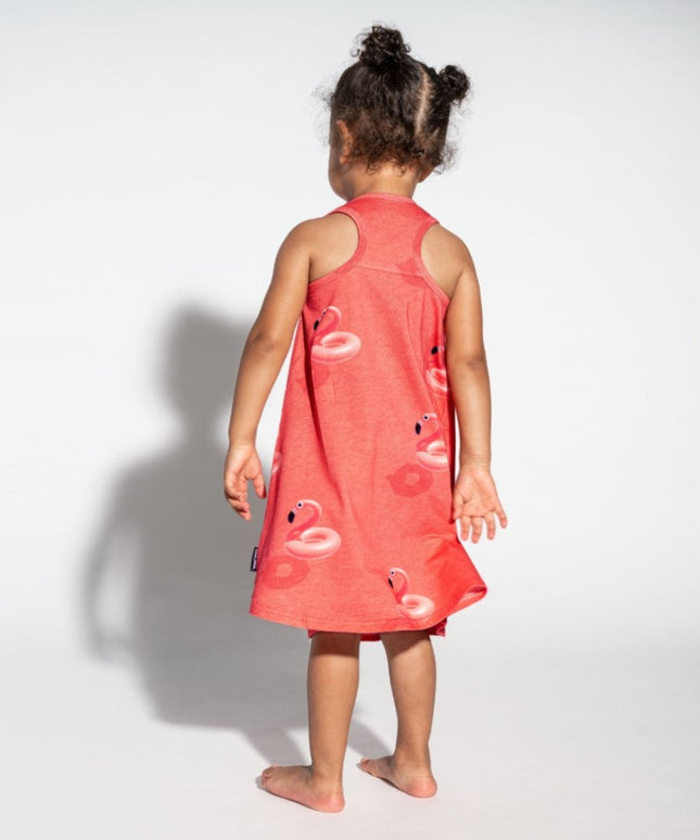 SNURK Floating Flamingo Tank Dress Kids