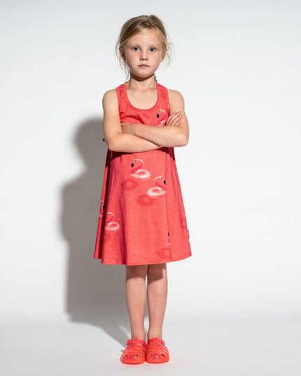 SNURK Floating Flamingo Tank Dress Kids