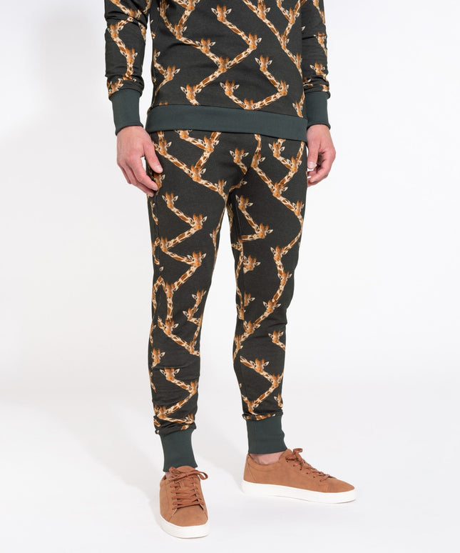 SNURK Giraffe Black Pants Men