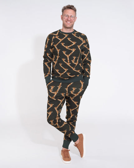 SNURK Giraffe Black Pants Men