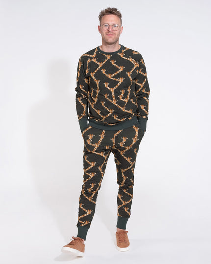 SNURK Giraffe Black Pants Men
