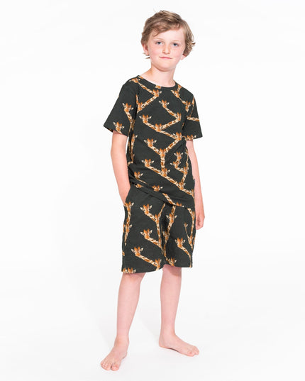 SNURK Giraffe Black Short Kids