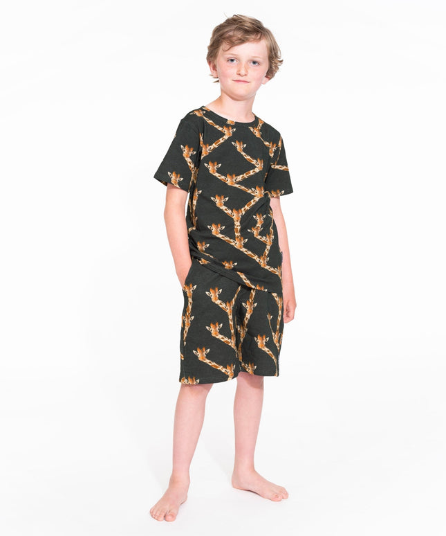SNURK Giraffe Black Short Kids