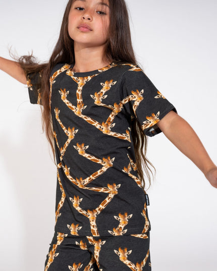 SNURK Giraffe Black Short Kids