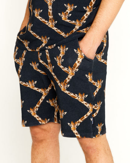 SNURK Giraffe Black Shorts Man