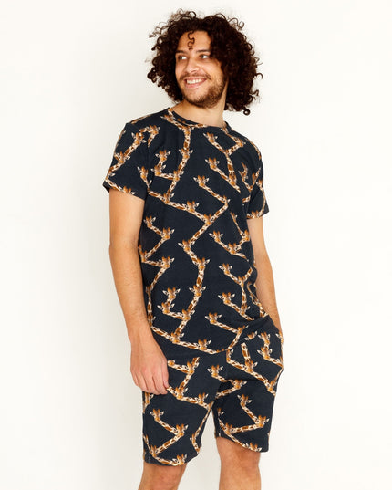 SNURK Giraffe Black Shorts Man