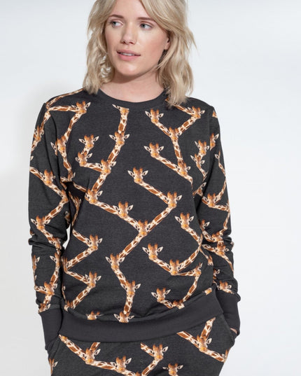 SNURK Giraffe Black Sweater Women