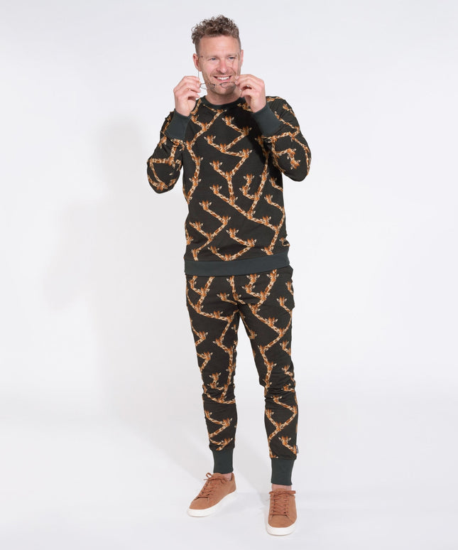 SNURK Giraffe Black Sweater Man