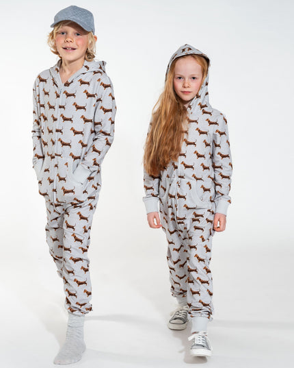SNURK James Grey Onesie Kids