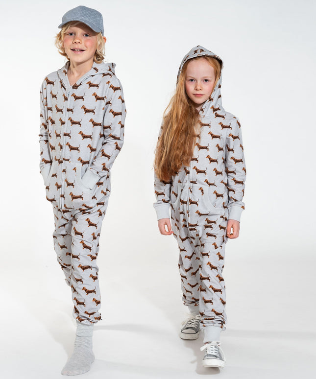 SNURK James Grey Onesie Kids