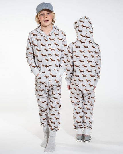 SNURK James Grey Onesie Kids