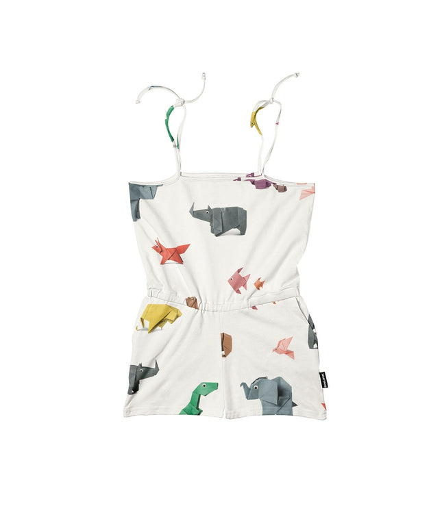 SNURK Kinder Playsuit Paper Zoo