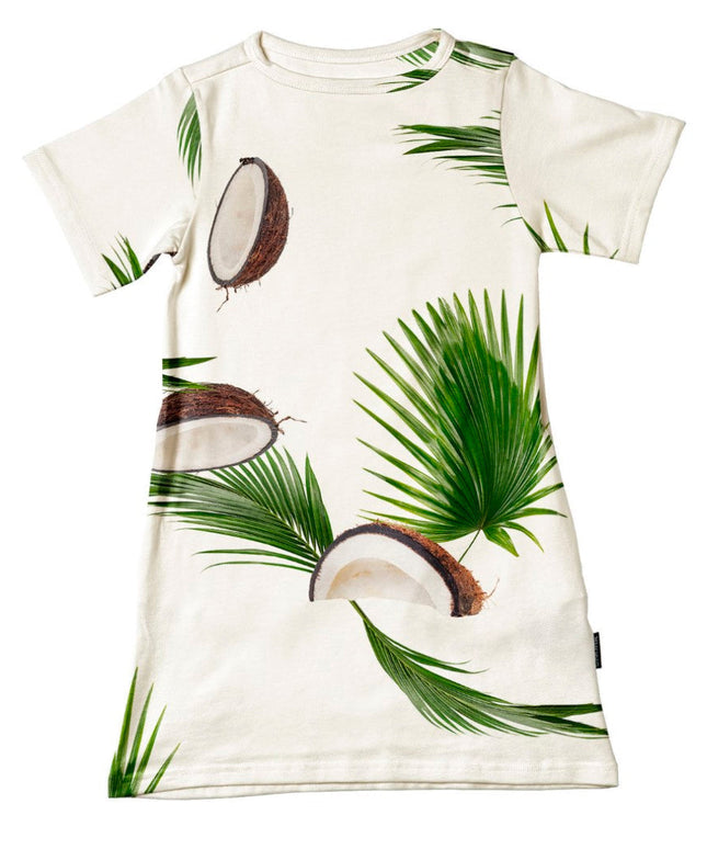 SNURK Kinder T-Shirt Dress Coconuts