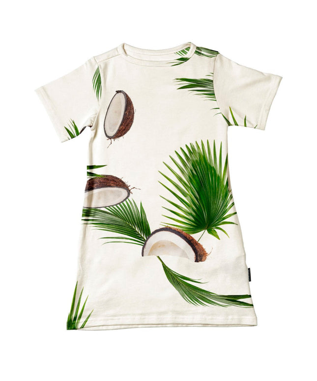 SNURK Kinder T-Shirt Dress Coconuts
