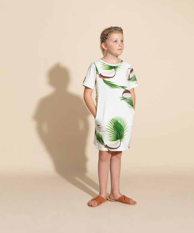 SNURK Kinder T-Shirt Dress Coconuts