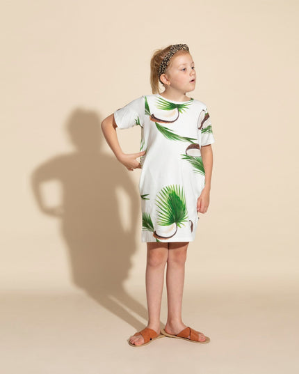 SNURK Kinder T-Shirt Dress Coconuts