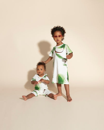 SNURK Kinder T-Shirt Dress Coconuts