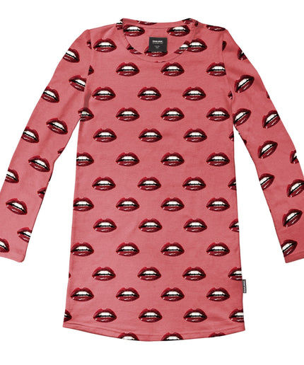 SNURK Kiss Kiss Long Sleeve Dress Kids