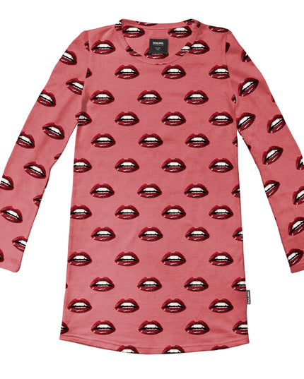 SNURK Kiss Kiss Long Sleeve Dress Kids