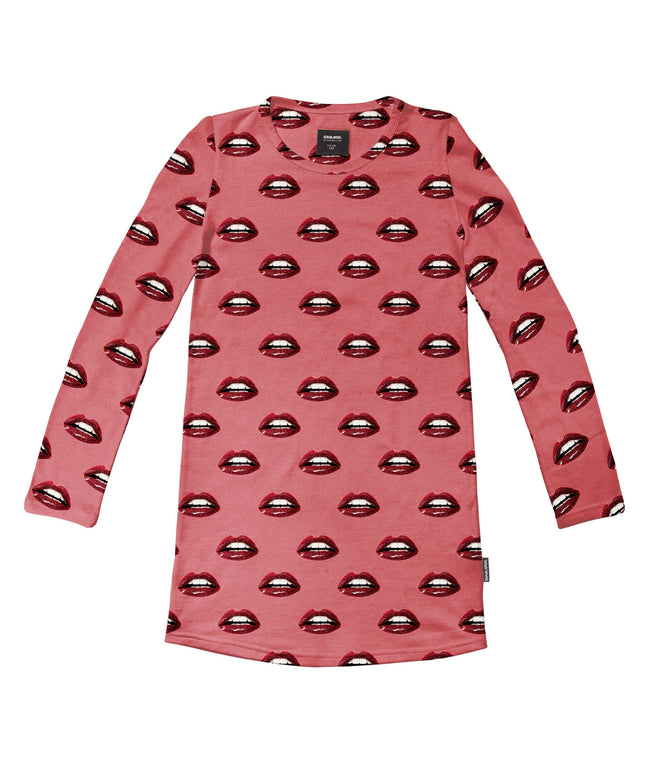 SNURK Kiss Kiss Long Sleeve Dress Kids