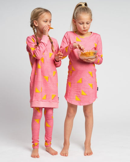 SNURK Nachos Long Sleeve Dress Kids