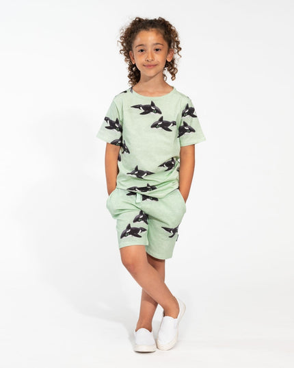 SNURK Orca Green Short Kids