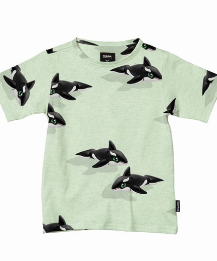 SNURK Orca Green T-shirt Kids