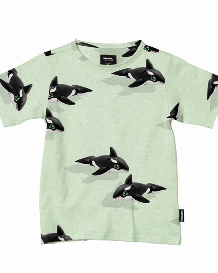 SNURK Orca Green T-shirt Kids
