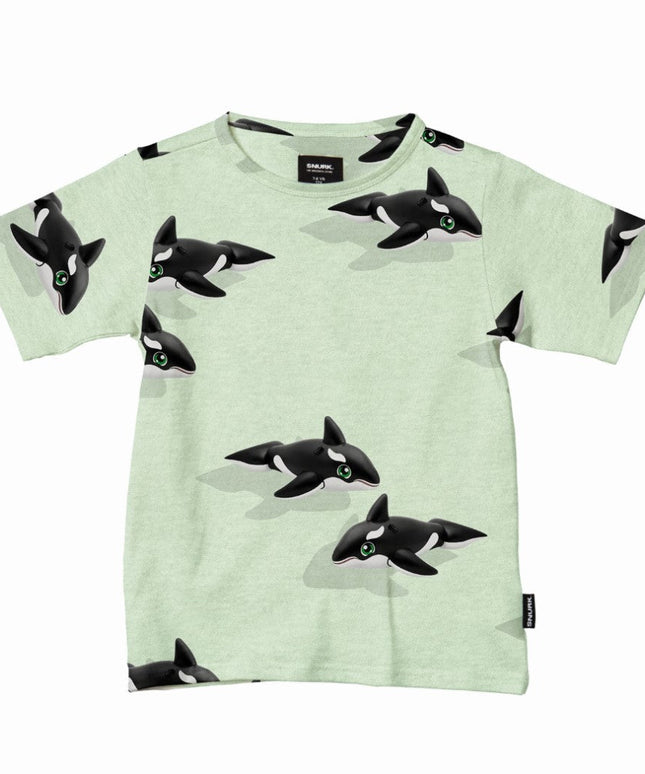 SNURK Orca Green T-shirt Kids