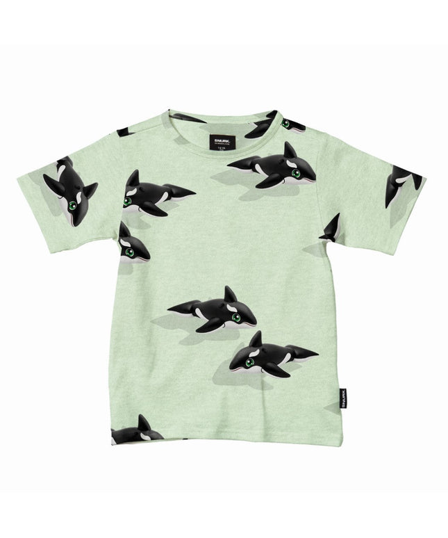 SNURK Orca Green T-shirt Kids