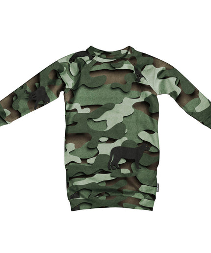 SNURK Paper Jungle Sweater Dress Kids