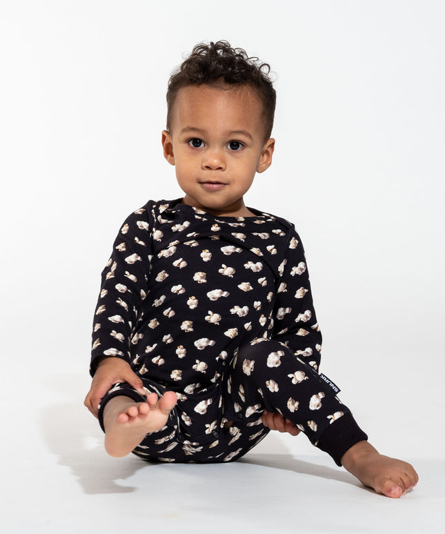 SNURK Popcorn Polka Jumpsuit Babies