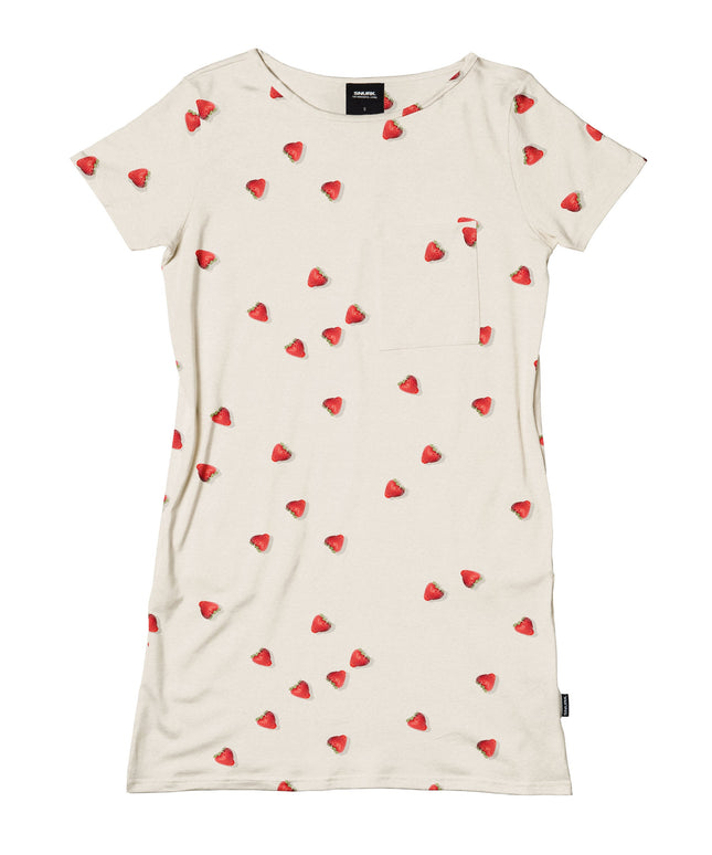 SNURK Strawberries T-shirt Dress Women