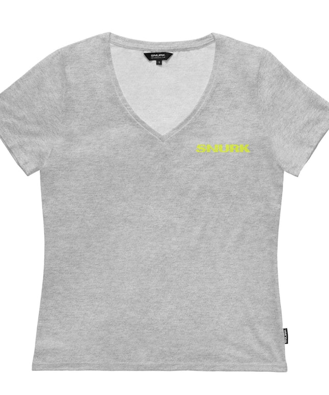 SNURK Uni Grey V-hals T-shirt Women