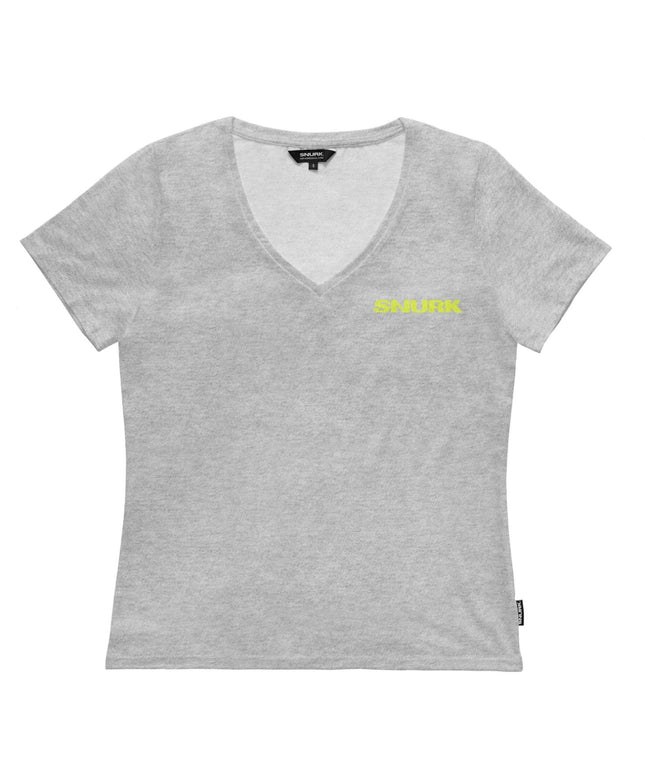 SNURK Uni Grey V-hals T-shirt Women