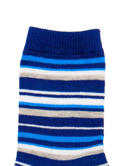 Blue striped socks